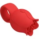 Vibrator deget - 10 funcții de vibrație, Roșu, Model JAE