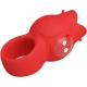 Vibrator deget - 10 funcții de vibrație, Roșu, Model JAE