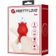 Vibrator deget - 10 funcții de vibrație, Roșu, Model JAE