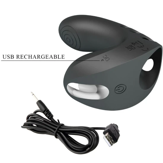 CAMELIA - Vibrator tip deget, Negru