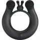 Inele vibratoare, stimulator clitoridian, Roz/Negru