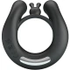 Inele vibratoare, stimulator clitoridian, Roz/Negru