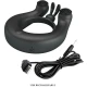 Inele vibratoare, stimulator clitoridian, Roz/Negru