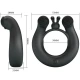 Inele vibratoare, stimulator clitoridian, Roz/Negru