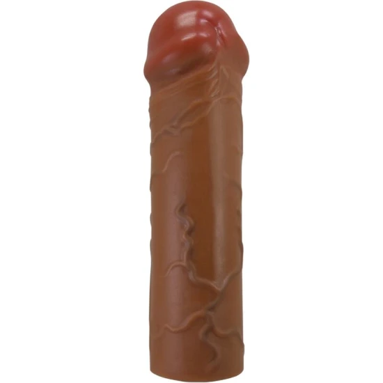 Manșon penis cu extensie 2,5 cm, mulat