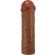Manșon penis cu extensie 2,5 cm, mulat