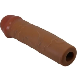 Manșon penis cu extensie 2,5 cm, mulat