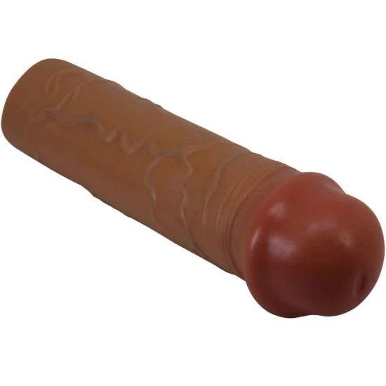 Manșon penis cu extensie 2,5 cm, mulat