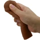 Manșon penis cu extensie 2,5 cm, mulat