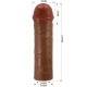 Manșon penis cu extensie 2,5 cm, mulat