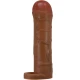 Manșon penis cu extensie de 2,5 cm, mulat