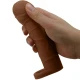 Manșon penis cu extensie de 2,5 cm, mulat
