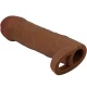 Manșon penis cu extensie de 2,5 cm, mulat