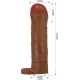 Manșon penis cu extensie de 2,5 cm, mulat