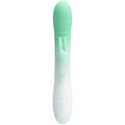 Vibrator Cerberus Rabbit - 30 Funcții de Vibrație, Verde, Mărime Slim.