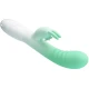 Vibrator Cerberus Rabbit - 30 Funcții de Vibrație, Verde, Mărime Slim.