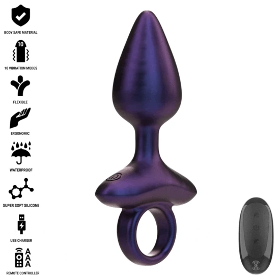 Plug Anal Vibrator MICHAEL - Model 2, Negru, Mărime Unică