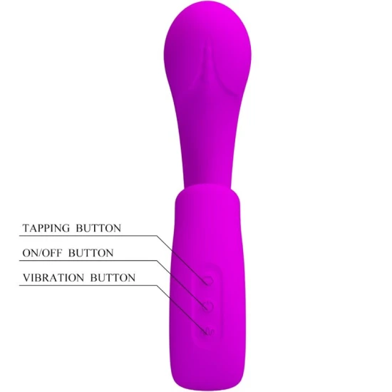 Vibrator G-Spot - Stimulator Clitoris, Mov, Mărime Unică