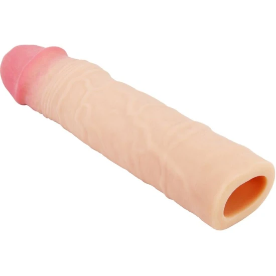 Mâneca pentru penis, cu extensie 7,6 cm, Flesh