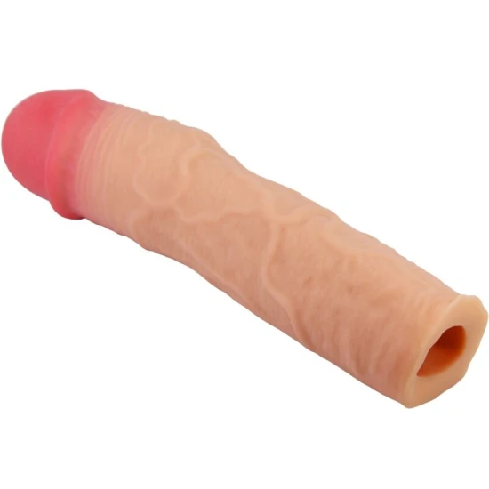 Mâneacă penis Stevenson cu extensie 7,6 cm, Flesh