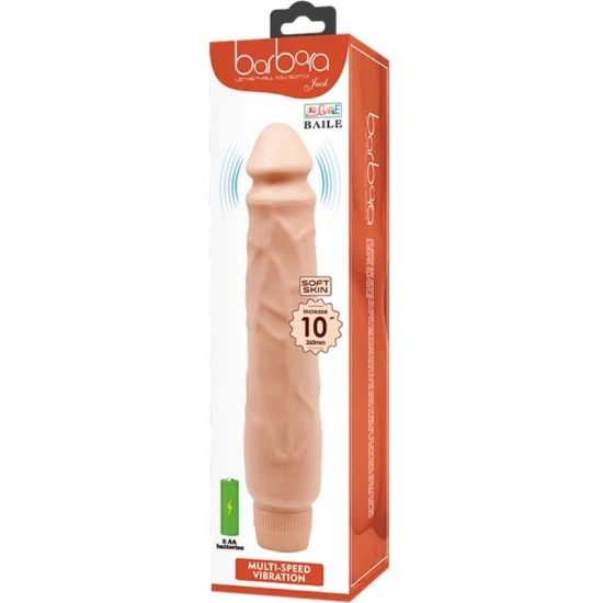 Vibrator realist tip dildo, Flesh