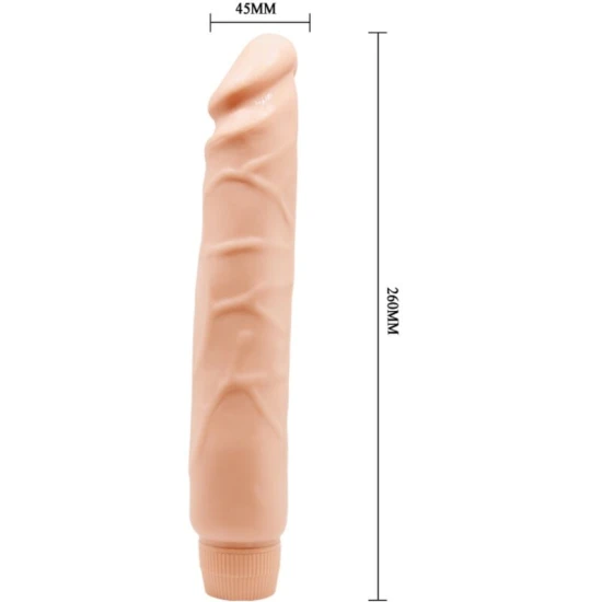 Vibrator realist tip dildo, Flesh