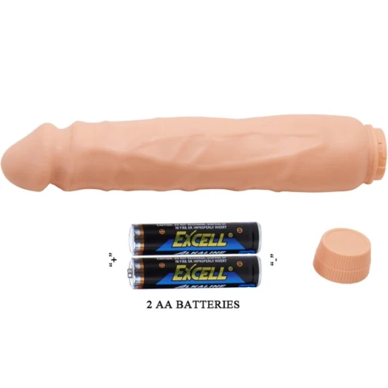 Vibrator realist tip dildo, Flesh