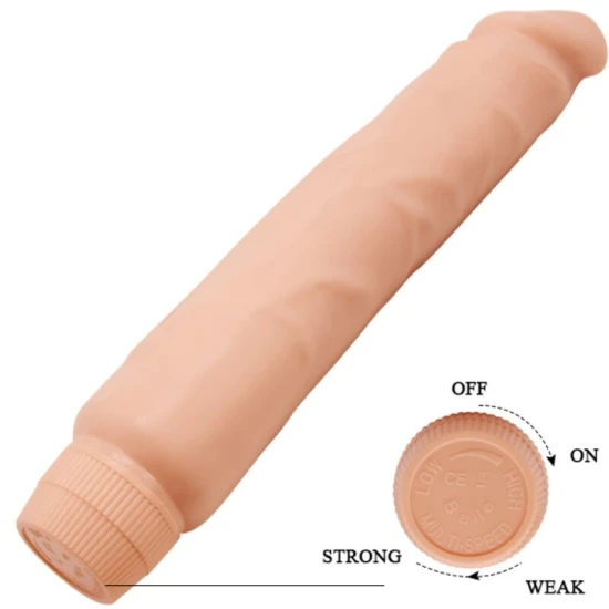 Vibrator realist tip dildo, Flesh