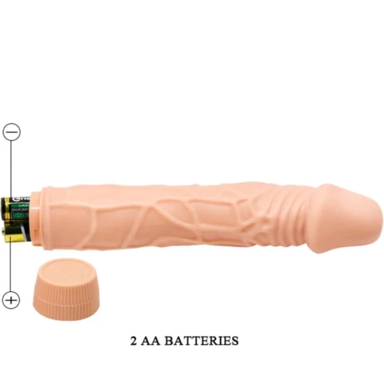 Dildo Realist Bob, Vibrator, 22.5 Cm, Bej