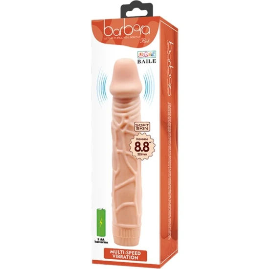 Dildo Realist Bob, Vibrator, 22.5 Cm, Bej