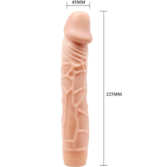 Dildo Realist Bob, Vibrator, 22.5 Cm, Bej