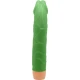 Vibrator realist tip dildo, 22,5 cm, Verde