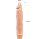 Vibrator tip dildo realist, 21 cm, Flesh