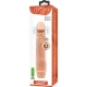 Vibrator tip dildo realist, 21 cm, Flesh