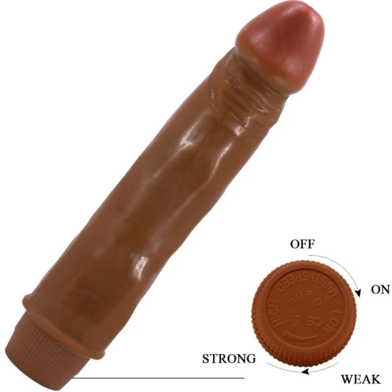 Vibrator Realistic - 21 cm, Mulat, BAILE BW-001050R-1