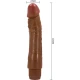 VIBRATOR REALIST, 24 CM, MULATTO