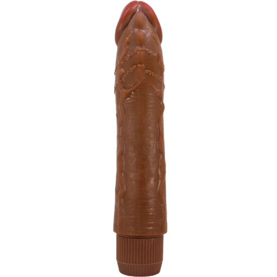 VIBRATOR REALIST, 24 CM, MULATTO
