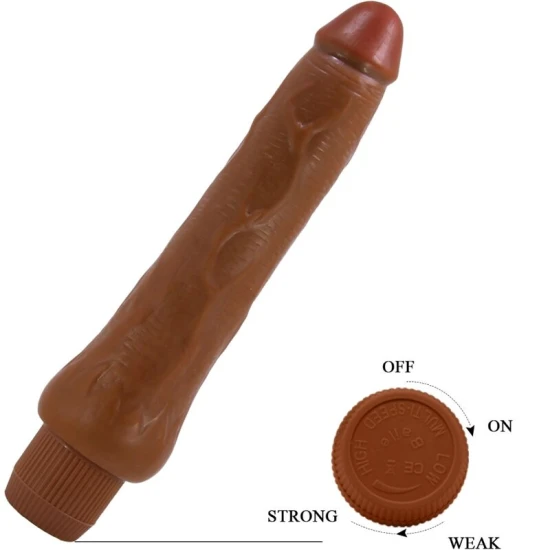VIBRATOR REALIST 25 CM MULATTO - BAILE