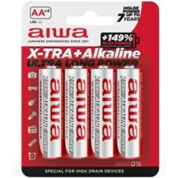 Baterii AA Tip Alkaline, LR6, Blister4