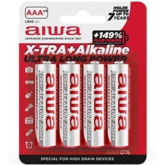 Baterii Tip AAA Alkaline LR03, Blister 4