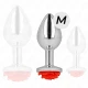 Plug anal, Roz roșu, M