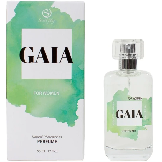 Parfum cu feromoni, Gaia Natural, Spray, Roz, 50 ml
