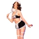 Costum de majordomă tip maids, Roz - CR 4846, S/M