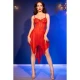Babydoll CR4847 - Romantic, Roșu, S/M