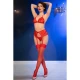 Set Sutien și Tanga - Dantelă Roșu, XL