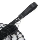 SUBBLIME - Body tip model Transparent cu dantelă decupată, Negru L/XL