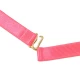 SUBBLIME - Set lenjerie tip sutien, detalii la gât și la picioare, Roz fluorescent, S/M