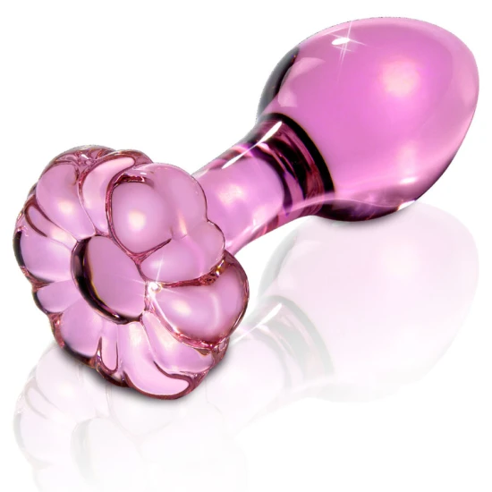 Stimulator de Cristal Elegant Negru pentru Plăceri Explozive