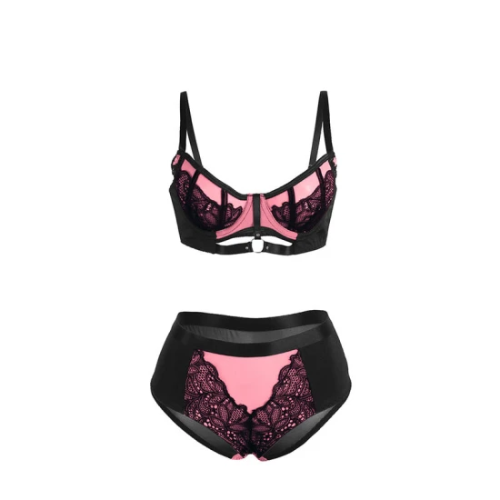 SUBBLIME - Set lenjerie Tip Produs Model, Roz