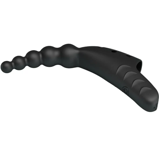 Vibrator tip deget , 10 moduri vibrație, Negru